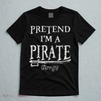 Pretend I'm A Pirate Arrgh Costume Party Halloween Pirate T-Shirt thumb 5