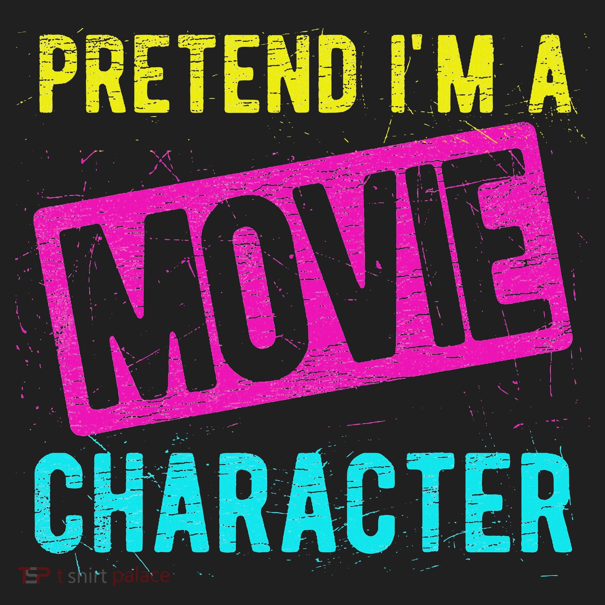 Pretend I'm A Movie Character Costume Actor Acting Fan Hat