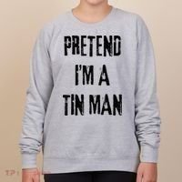 Pretend I'm A Tin Man Halloween Last Minute Costume Party Women's Sweatshirt thumb 0