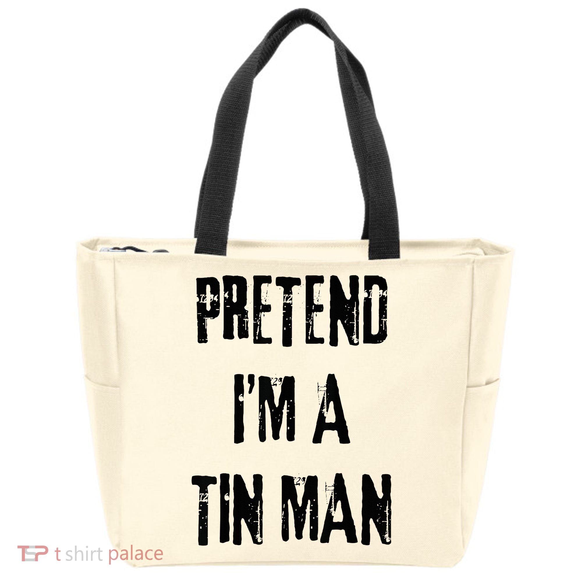 Pretend I'm A Tin Man Halloween Last Minute Costume Party Tote Bag