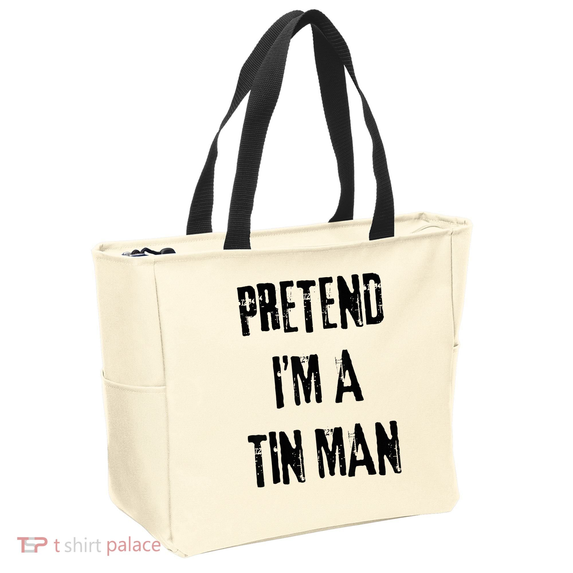 Pretend I'm A Tin Man Halloween Last Minute Costume Party Tote Bag