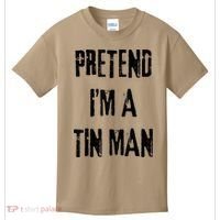 Pretend I'm A Tin Man Halloween Last Minute Costume Party Kids T-Shirt thumb 0