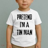 Pretend I'm A Tin Man Halloween Last Minute Costume Party Toddler T-Shirt thumb 2