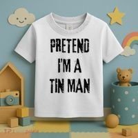 Pretend I'm A Tin Man Halloween Last Minute Costume Party Toddler T-Shirt thumb 3