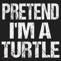 Pretend Im A Turtle Easy Halloween Costume Women's Sweatshirt thumb 2