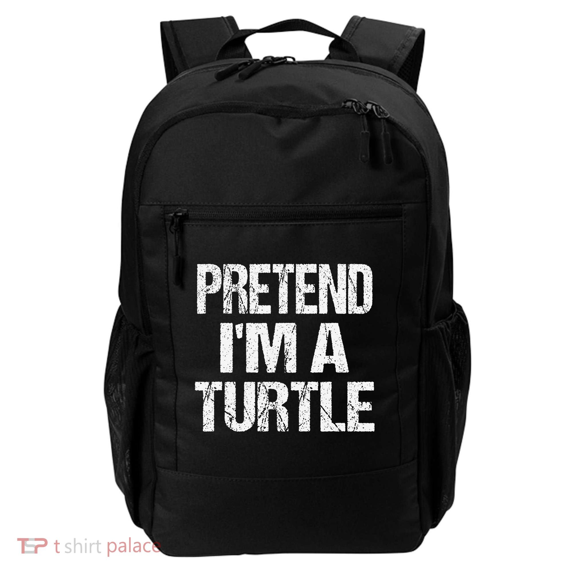 Pretend Im A Turtle Easy Halloween Costume Backpack