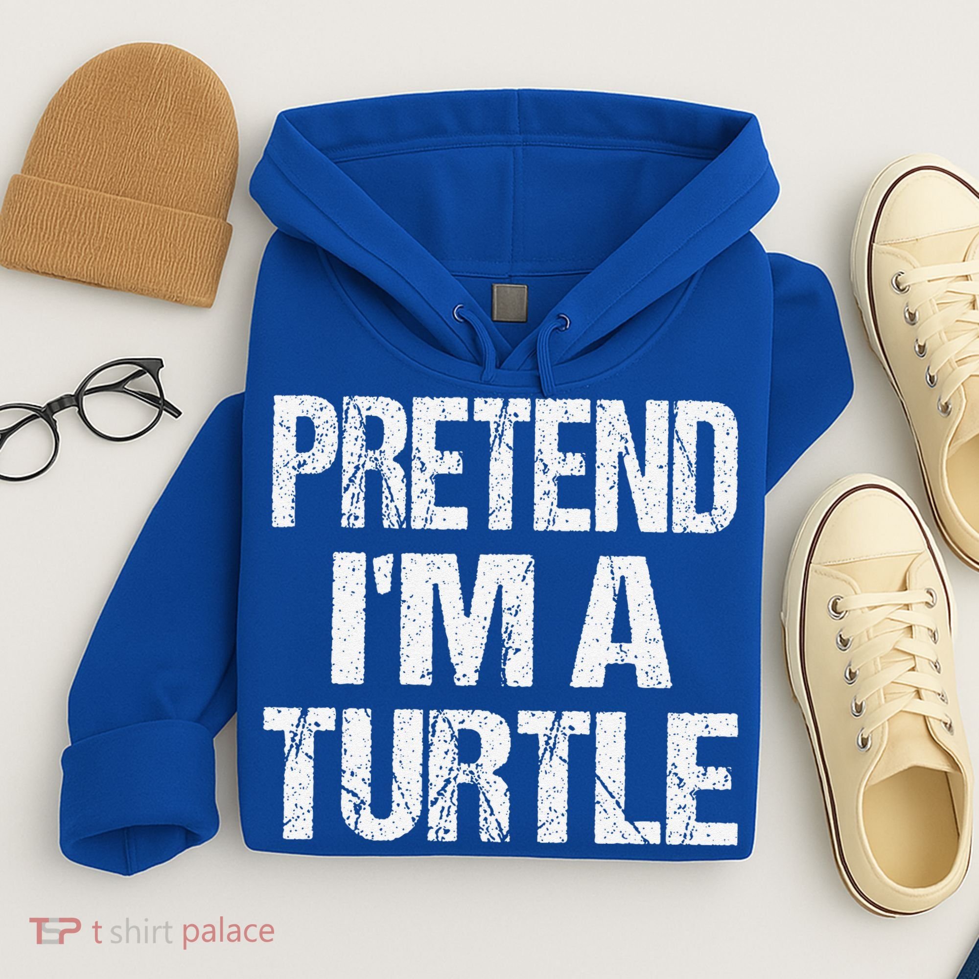 Pretend Im A Turtle Easy Halloween Costume Hoodie