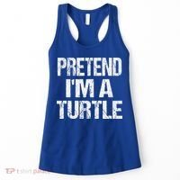 Pretend Im A Turtle Easy Halloween Costume Women's Tank Top thumb 0
