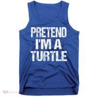 Pretend Im A Turtle Easy Halloween Costume Tank Top thumb 0