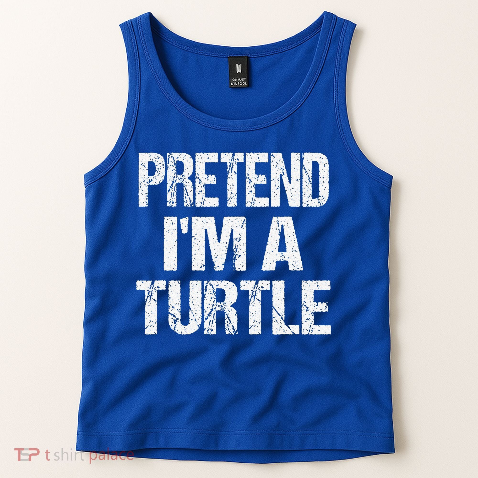 Pretend Im A Turtle Easy Halloween Costume Tank Top