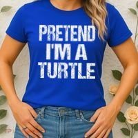 Pretend Im A Turtle Easy Halloween Costume Women's T-Shirt thumb 2