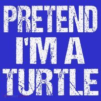 Pretend Im A Turtle Easy Halloween Costume Kids T-Shirt thumb 4