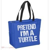 Pretend Im A Turtle Easy Halloween Costume Tote Bag thumb 2