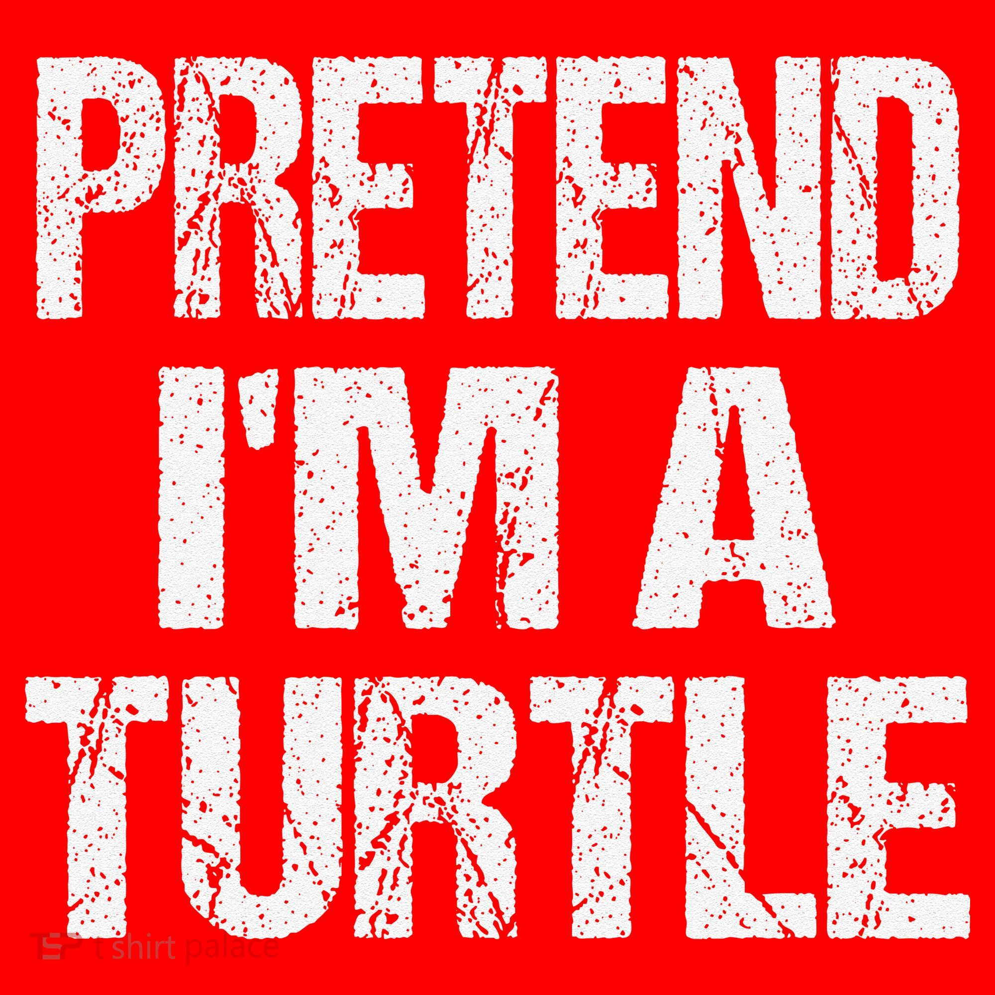 Pretend Im A Turtle Easy Halloween Costume Santa Hat