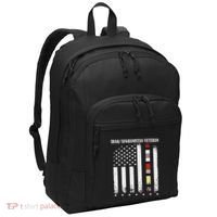 Proud Iraq Afghanistan Veteran Flag Port Authority Basic Backpack thumb 0