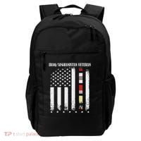 Proud Iraq Afghanistan Veteran Flag Backpack thumb 0