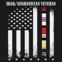 Proud Iraq Afghanistan Veteran Flag Mousepad thumb 1