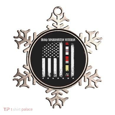 Proud Iraq Afghanistan Veteran Flag Ornament