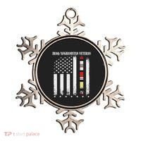 Proud Iraq Afghanistan Veteran Flag Ornament thumb 0