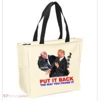 Put It Back The Way You Found It Donald Trump Anti Biden Tote Bag thumb 2