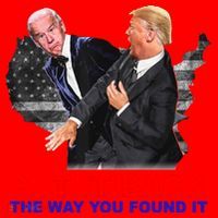 Put It Back The Way You Found It Donald Trump Anti Biden Santa Hat thumb 1