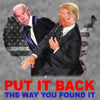 Put It Back The Way You Found It Donald Trump Anti Biden Toddler Hoodie thumb 2