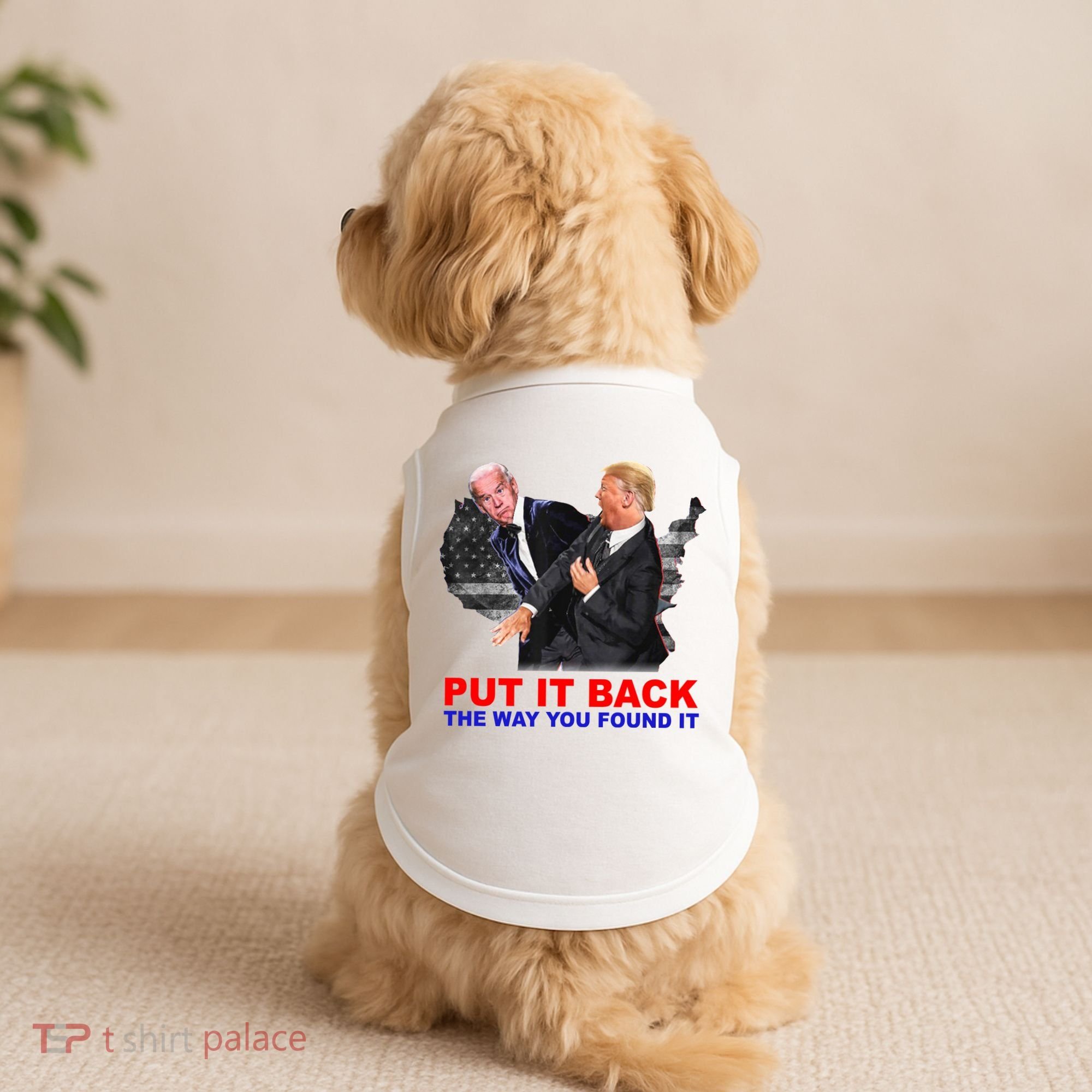 Put It Back The Way You Found It Donald Trump Anti Biden Doggie Tank