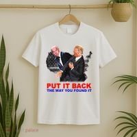 Put It Back The Way You Found It Donald Trump Anti Biden T-Shirt thumb 2