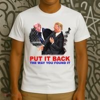 Put It Back The Way You Found It Donald Trump Anti Biden T-Shirt thumb 3