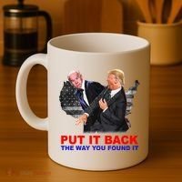 Put It Back The Way You Found It Donald Trump Anti Biden Coffee Mug thumb 4