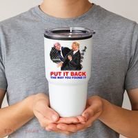 Put It Back The Way You Found It Donald Trump Anti Biden Tumbler thumb 2