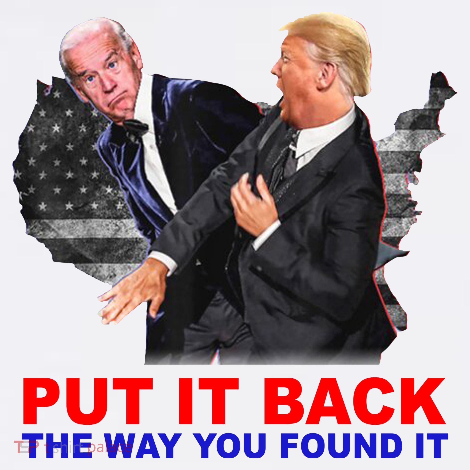 Put It Back The Way You Found It Donald Trump Anti Biden Mousepad