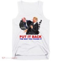 Put It Back The Way You Found It Donald Trump Anti Biden Tank Top thumb 0