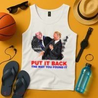 Put It Back The Way You Found It Donald Trump Anti Biden Tank Top thumb 4