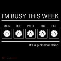 Pickleball I'm Busy This Week Doggie Tank thumb 4