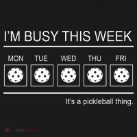 Pickleball I'm Busy This Week Long Sleeve Shirt thumb 2