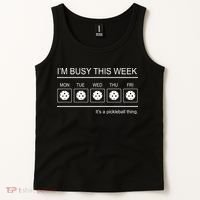 Pickleball I'm Busy This Week Tank Top thumb 2