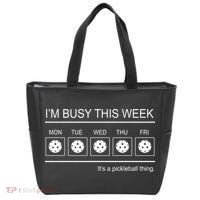 Pickleball I'm Busy This Week Tote Bag thumb 0