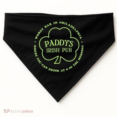 Paddy's Irish Bub Funny St Patricks Day Drinking USA-Made Doggie Bandana