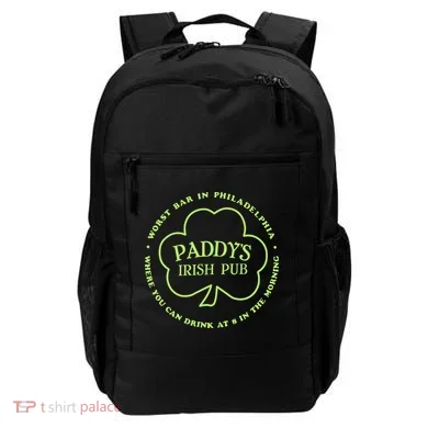 Paddy's Irish Bub Funny St Patricks Day Drinking Backpack