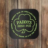 Paddy's Irish Bub Funny St Patricks Day Drinking Coaster thumb 0