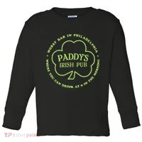 Paddy's Irish Bub Funny St Patricks Day Drinking Toddler Long Sleeve thumb 0