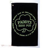 Paddy's Irish Bub Funny St Patricks Day Drinking Golf Towel thumb 0