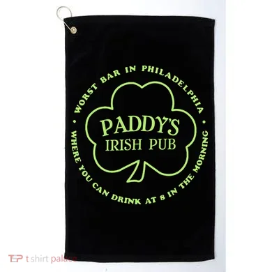 Paddy's Irish Bub Funny St Patricks Day Drinking Golf Towel