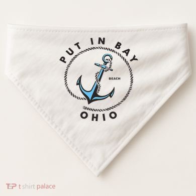 Put In Bay Ohio USA-Made Doggie Bandana