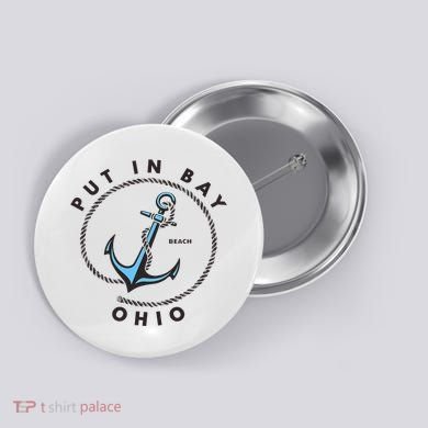 Put In Bay Ohio Button