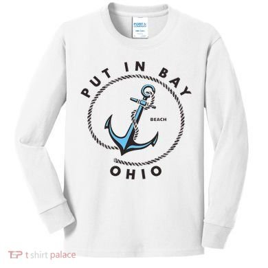 Put In Bay Ohio Kids Long Sleeve Shirt