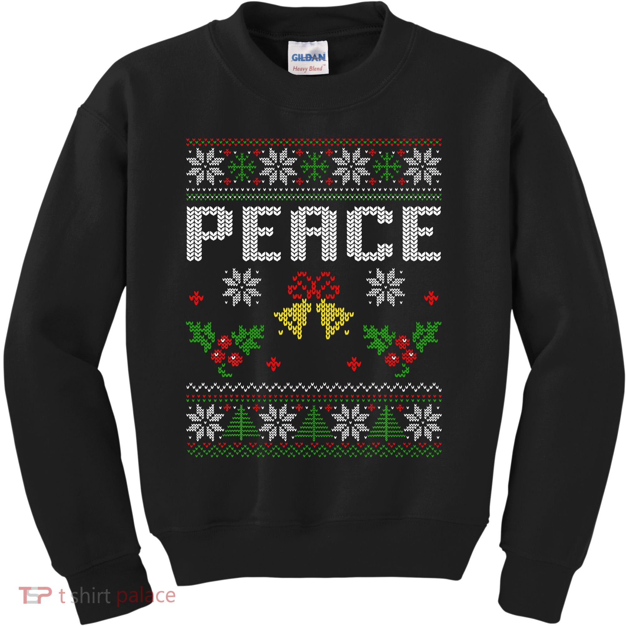 Peace I Come In Peace Couple Matching Ugly Christmas Sweater Kids Sweatshirt