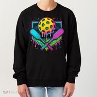 Pickleball Ice Cream Drip Women's Sweatshirt thumb 0