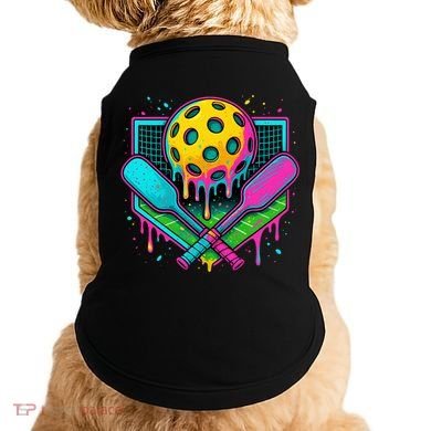 Pickleball Ice Cream Drip Doggie Tank